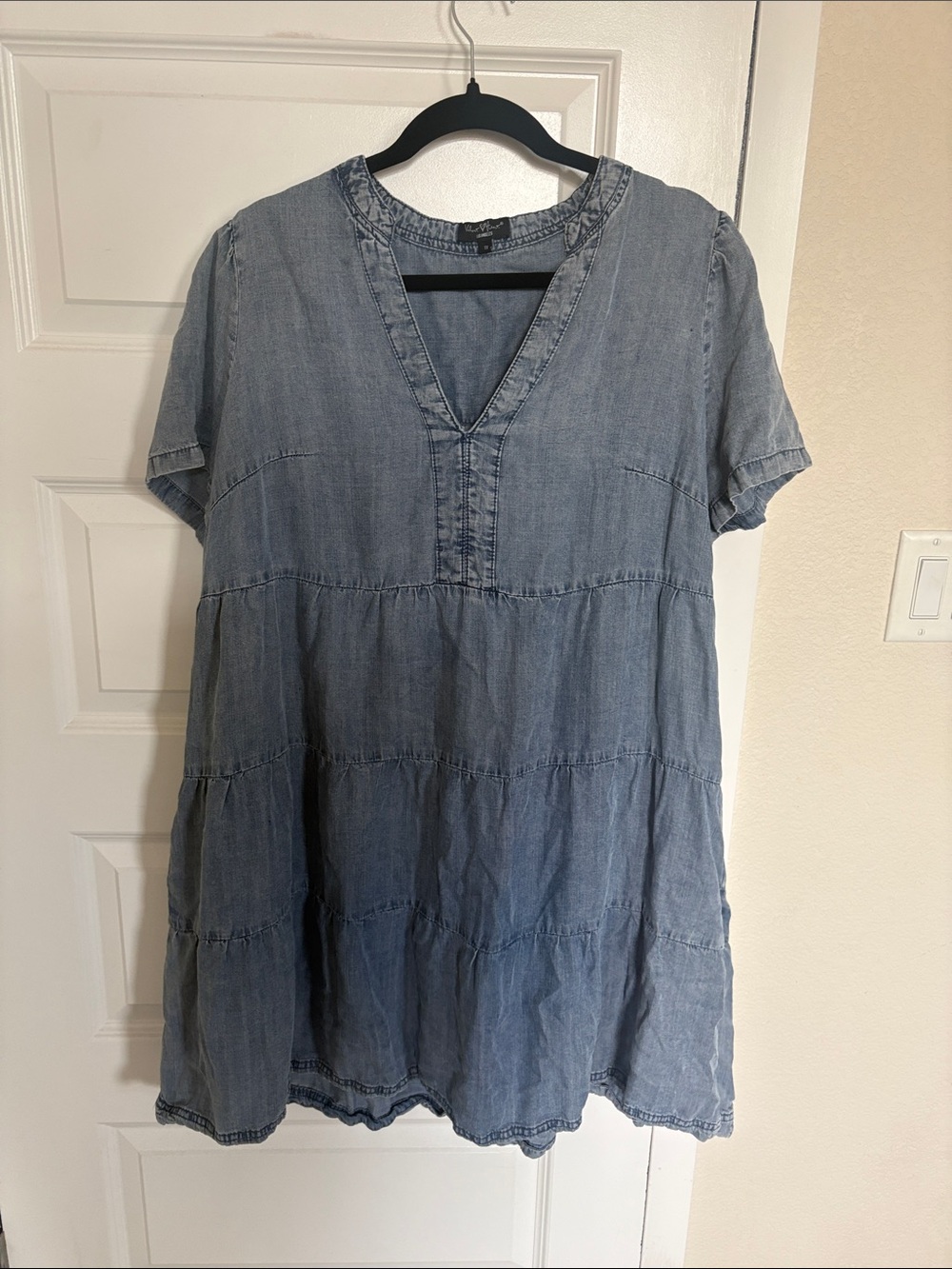 Velvet Heart Chambray Dress